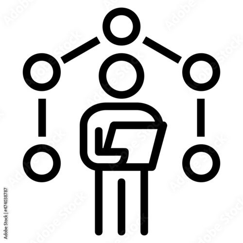 people multitask icon