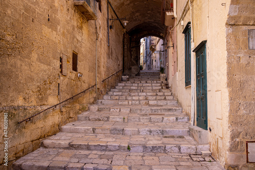 Fototapeta Naklejka Na Ścianę i Meble -  Amazing Matera Old Town - a historic Unesco World Heritage site in Italy - travel photography