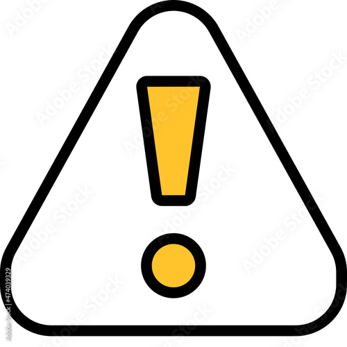 alert one color icon