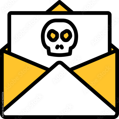 blackmail one color icon