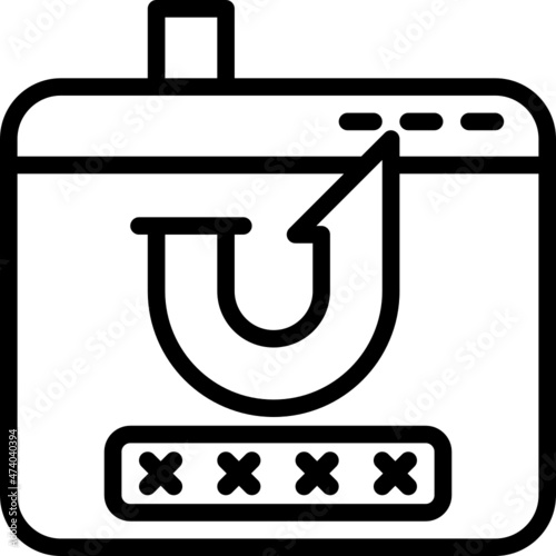 phishing line icon