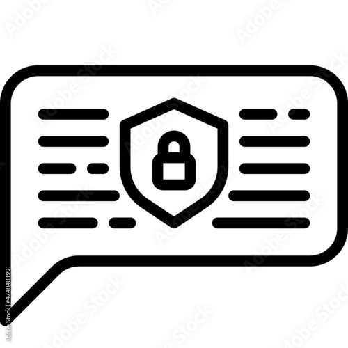 private chat line icon
