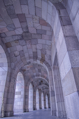 arches of a cathedral 