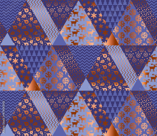 Geometric Christmas pattern...