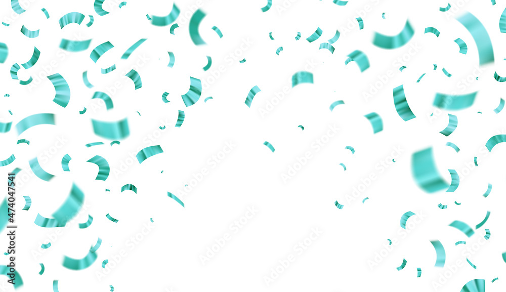 Vector illustration defocused gold confetti isolated on a transparent background.