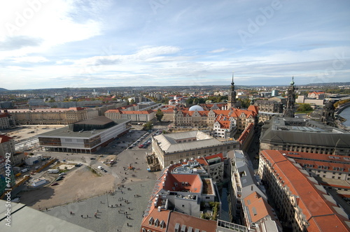 Dresden, Blick von der Frauenkirche auf die Altstadt