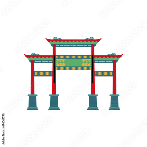 chinese arch pagoda