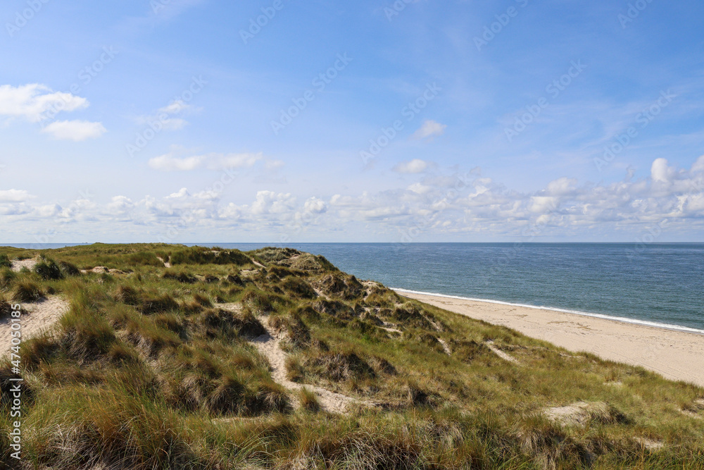 Dune landscape in List at the island Sylt