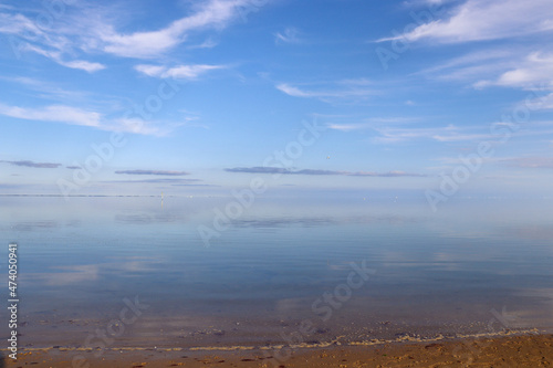 Landscape in List at the island Sylt in Germany