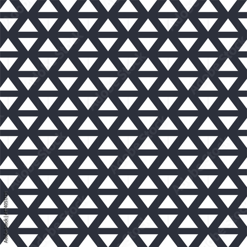 Geometrical and modern pattern, texture. Ornamental texture. Paper production decoration. white triangles on blue background. Repeated texture