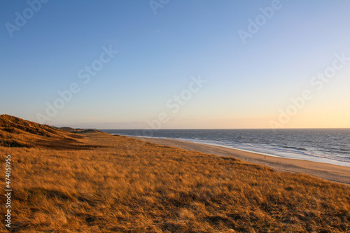 Golden hour in the north of Germany  Sylt