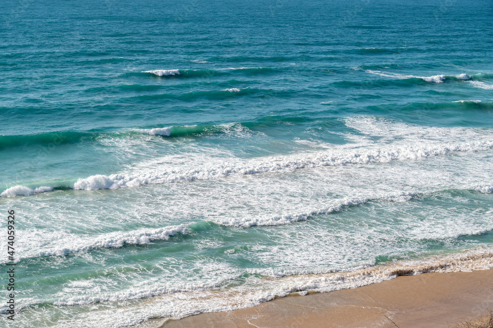 Sea view promenade in Netanya in Israel