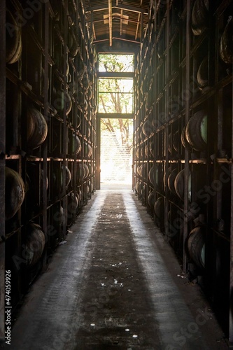 rum barrels aged place