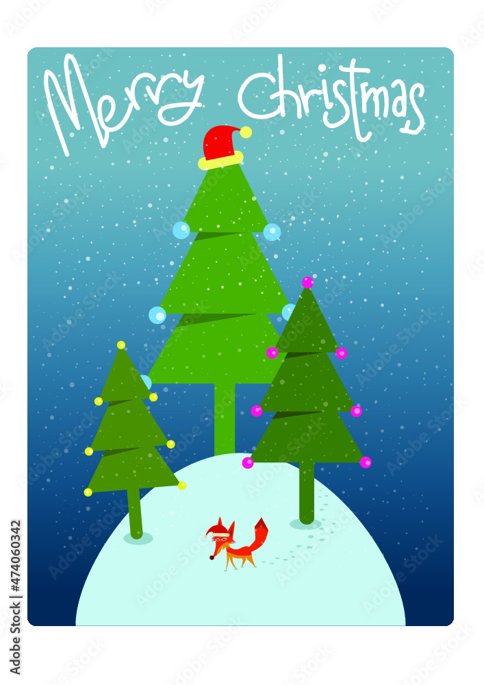 Merry Christmas postcard Merry Christmas postcard
