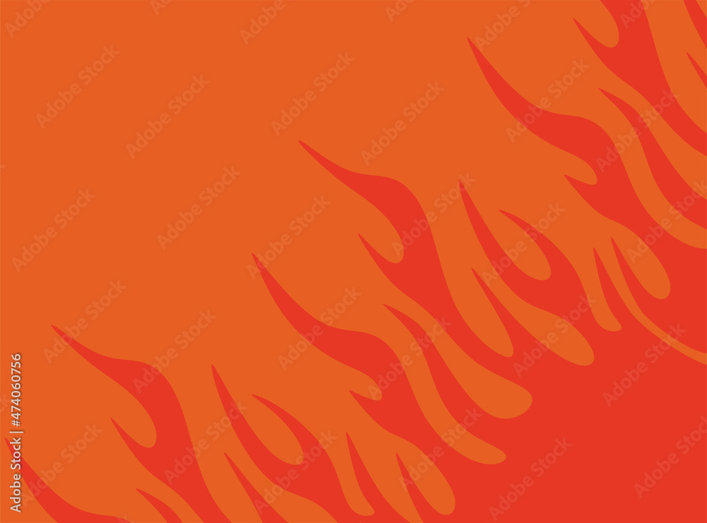 Simple background with flame pattern Simple background with flame pattern