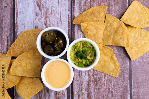 tasty mexican food burritos anda nachos