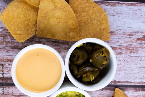 tasty mexican food burritos anda nachos