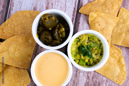 tasty mexican food burritos anda nachos