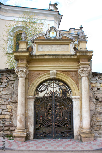 Fragment of Church of Dormition of the Virgin in Buchach, Ukraine