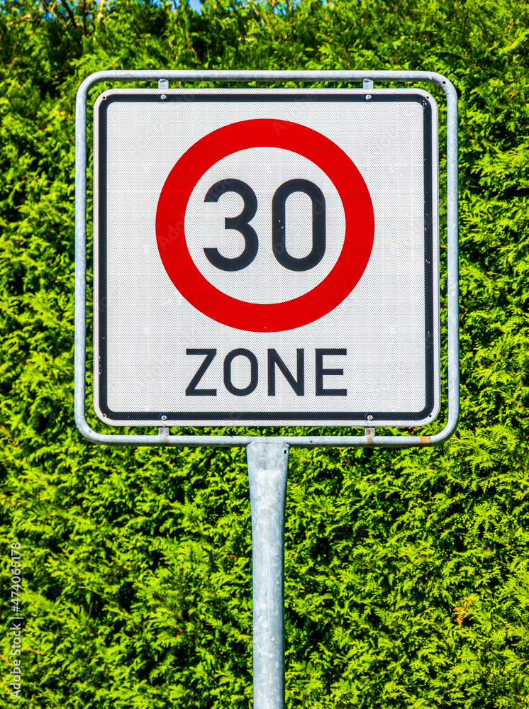 speed limit zone