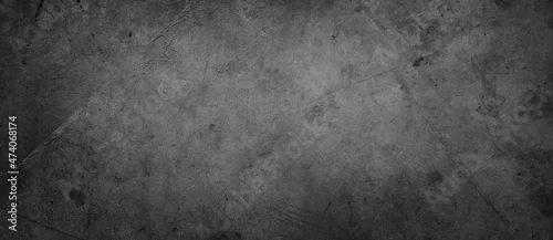 Panel kuchenny z motywem Dark grey textured concrete grunge wall background