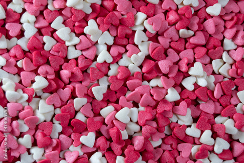 Background of a Heart shape candy for Valentine's day