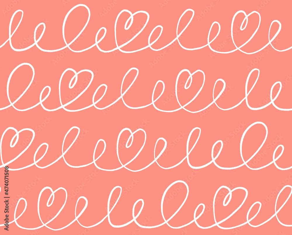 Seamless pattern of script with hearts for gift paper. Pattern for valentine's day. Seamless pattern of script with hearts for gift paper. Pattern for valentine's day.