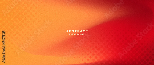 Abstract orange and red gradient. Mesh blurred background vector.