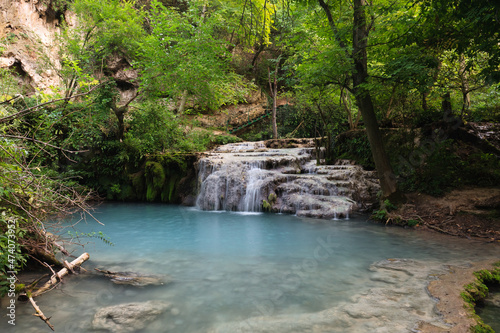 waterfall in the jungle