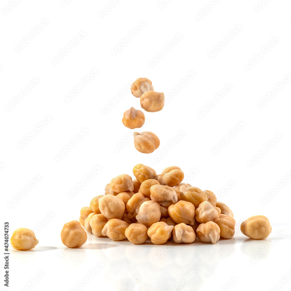 Chickpea or chick pea Cicer arietinum annual legume for cooking hummus. Garbanzo beans seeds for nutrient-dense healthy vegetarian food Chickpea or chick pea Cicer arietinum annual legume for cooking hummus. Garbanzo beans seeds for nutrient-dense healthy vegetarian food