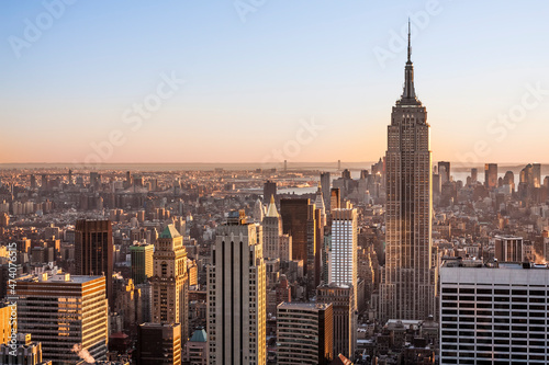 Aerial view of New York city in the USA. © Marcio