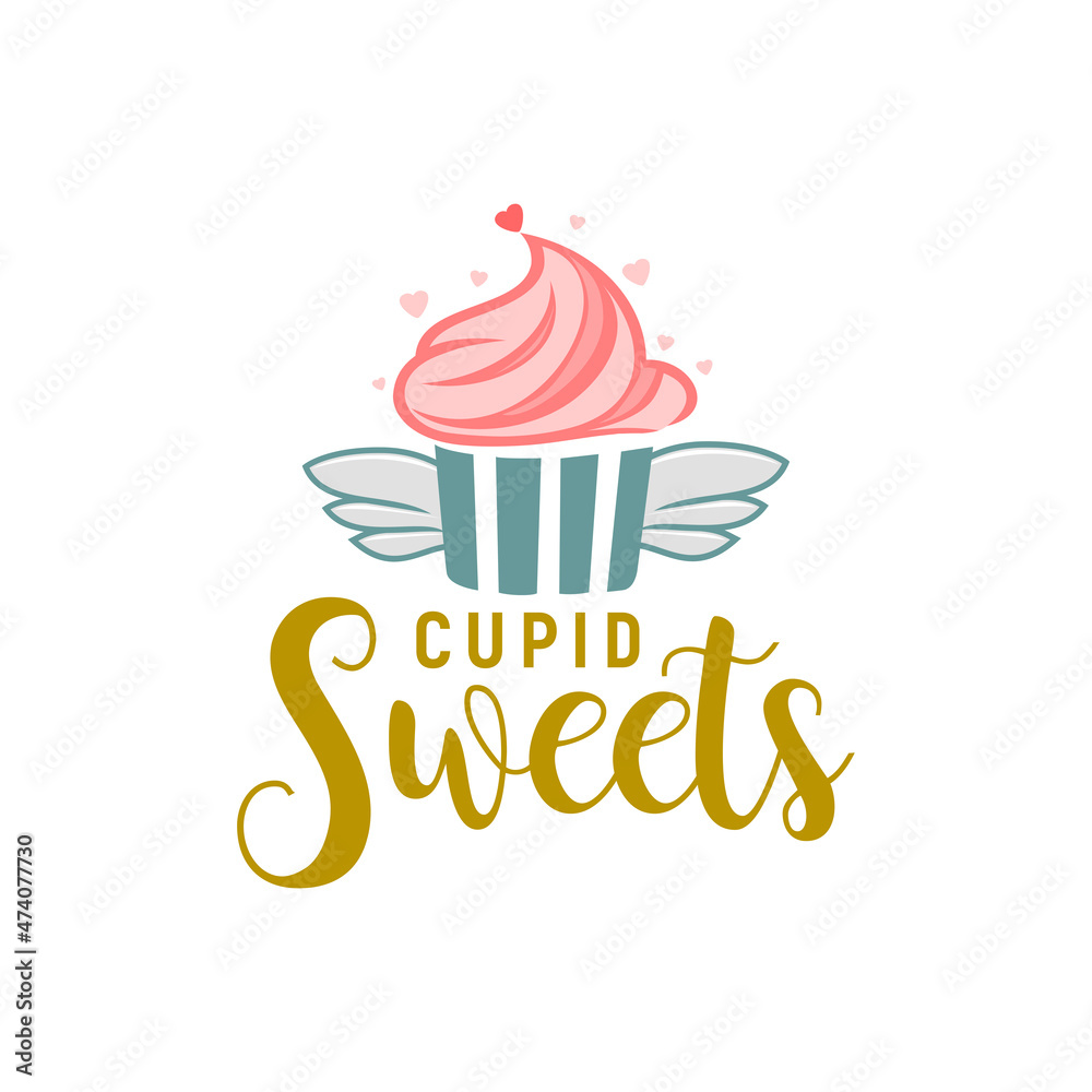 Cupid Cupcake Bakery Logo Inspiration Cupid Cupcake Bakery Logo Inspiration