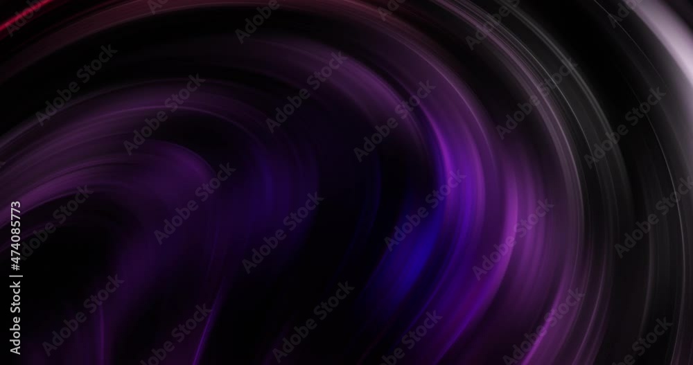 Abstract spiral swirl gradient dark violet and blue liquid gradient graphic wave motion seamless loop background animation.