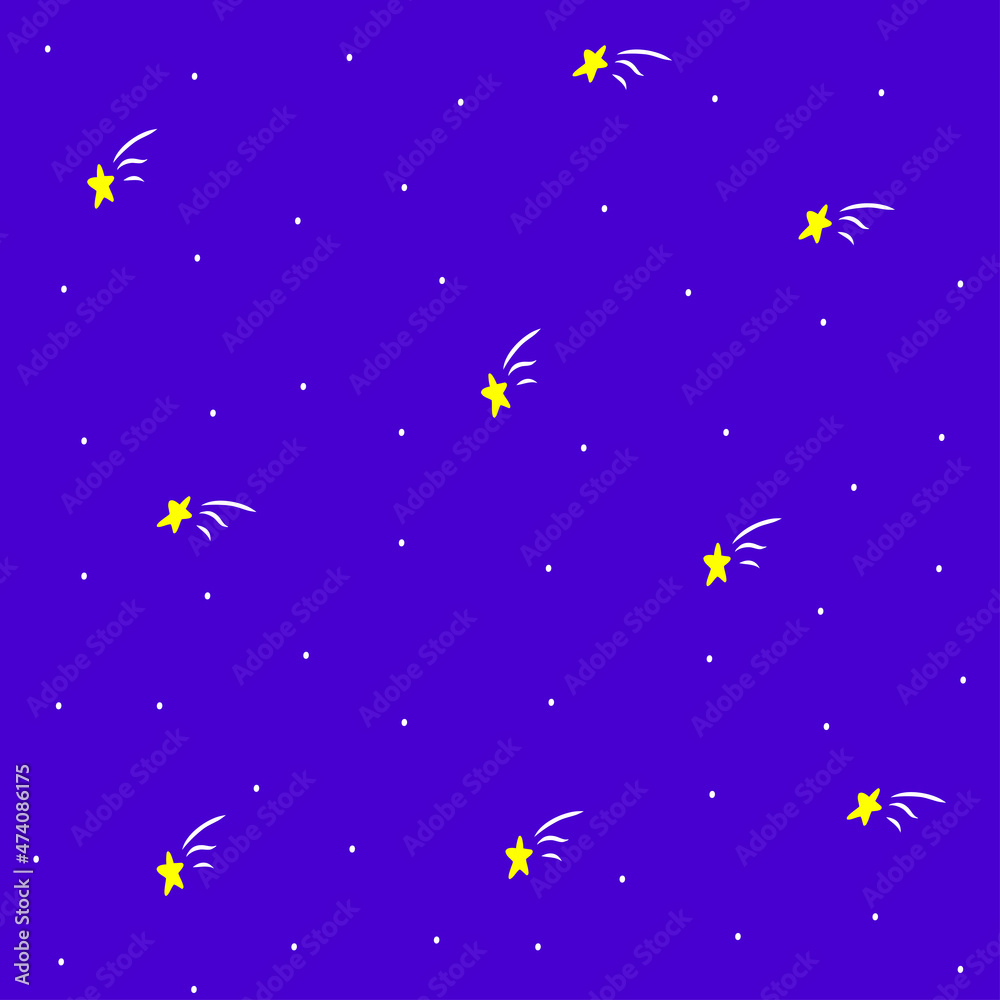 Christmas seamless pattern with stars and dots,winter print for wrapping paper,pattern fills,interior and cover design,web page background,kids and baby fabric, nursery decoration. 
