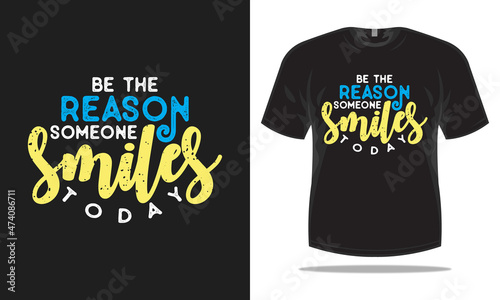 Typography quote t-shirt design