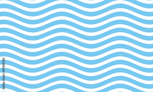 Blue wave background with thick lines