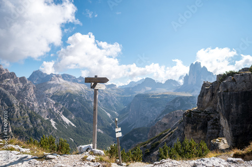 View from Monte Piano into Val di Landro, Dolomites