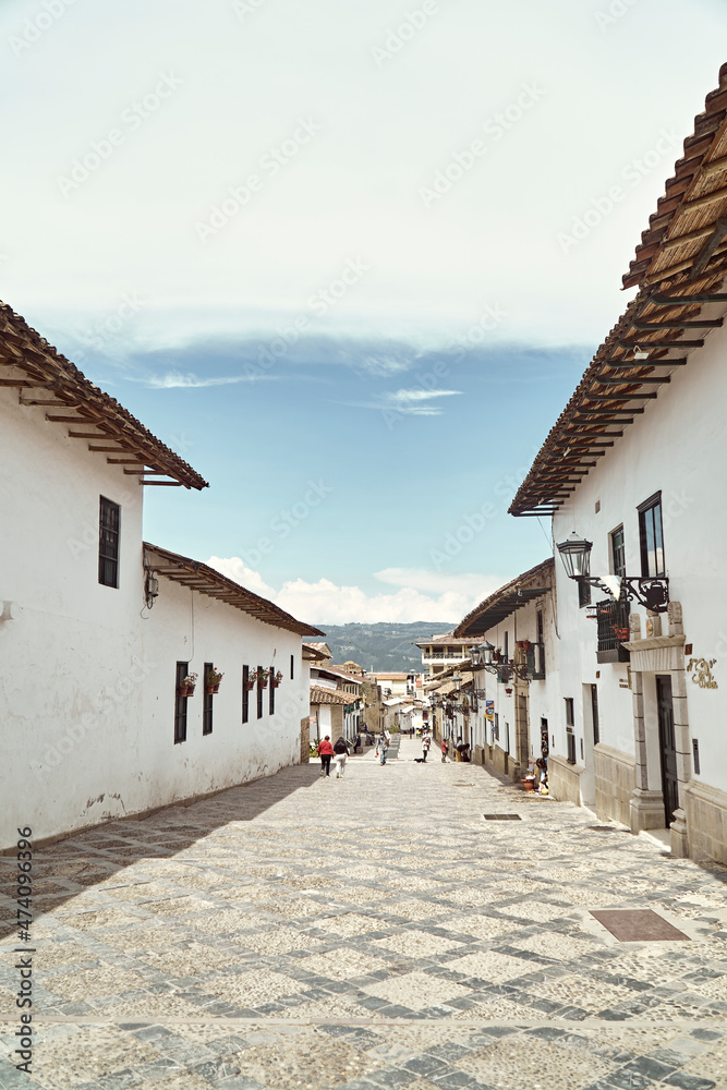 Calle de piedras Cajamarca Peru