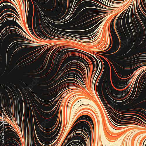 Abstract Perlin Noise Geometric Pattern generative computational art illustration