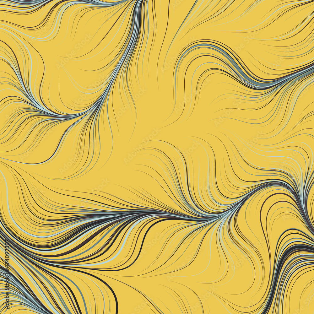 Fototapeta premium Abstract Perlin Noise Geometric Pattern generative computational art illustration