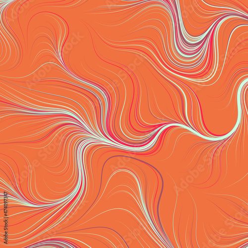 Abstract Perlin Noise Geometric Pattern generative computational art illustration