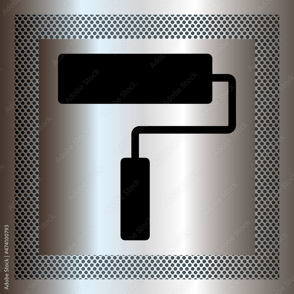 Logo peinture fraîche.