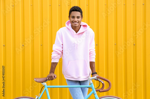African-American teenage bo...