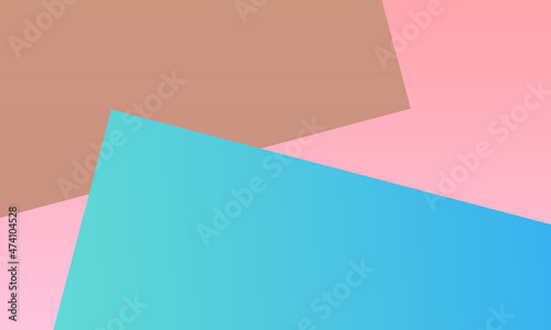 peach, brown and blue plaid stack background