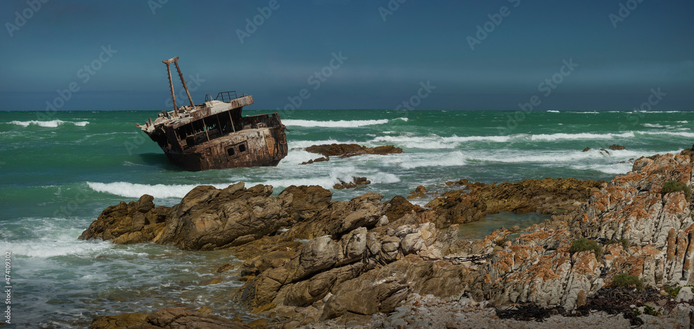 Shipwreck at Cape Agulhas, South Africa