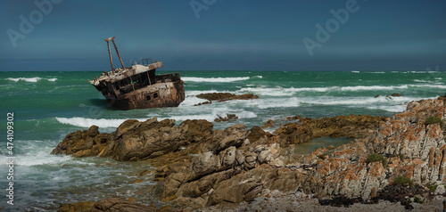 Shipwreck at Cape Agulhas, South Africa