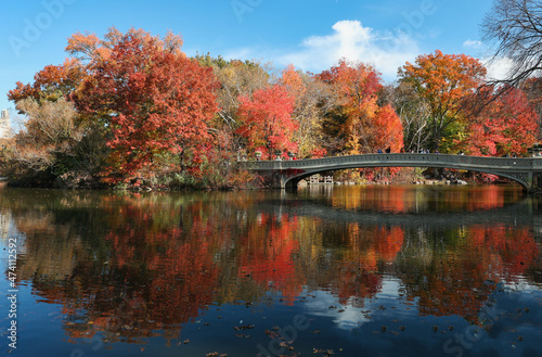 Autumn reflections in Central Park