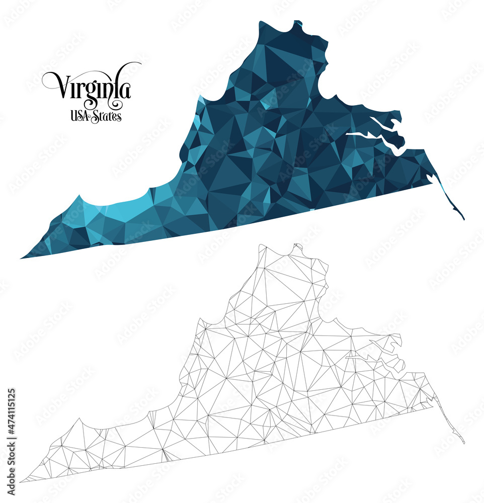 virginia state shape