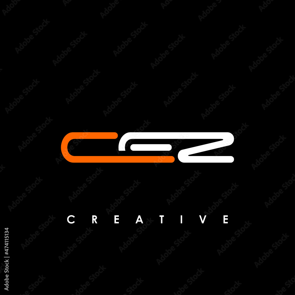 CEZ Letter Initial Logo Design Template Vector Illustration