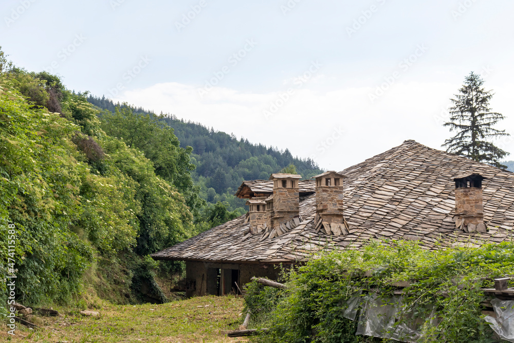 Village of Kovachevitsa with nineteenth century houses, Bulgaria